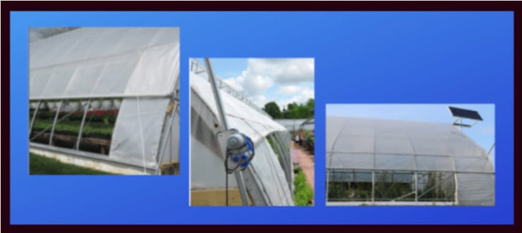Arched Greenhouse Curtain 