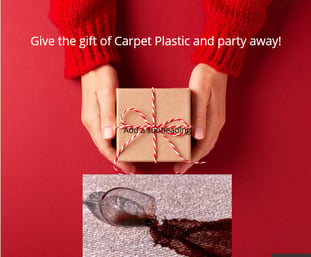 Carpet plastic gift