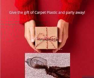 Carpet plastic gift