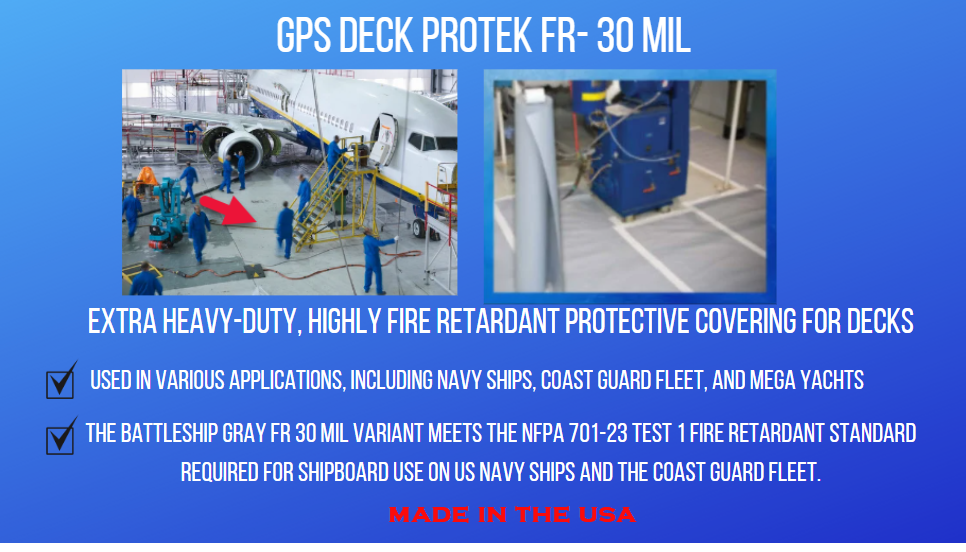 DeckProteck FR 30 mil Heavy duty Plastic Sheeting