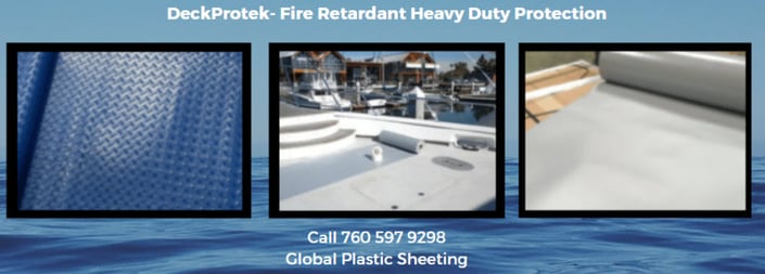DeckProtek:  The Extra Heavy-Duty, Highly Fire Retardant, Protective Coverings