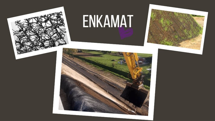 Enkamat stop erosion. Call 855 597 9298