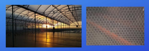 Heavy duty clear plastic sheeting SolaWrap Greenhouse film