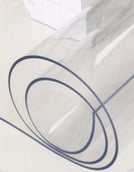 Clear Vinyl Film that is FIRE RETARDANT!Call GPS- 760 597 9298
