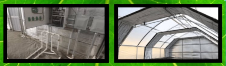 The Greenhouse Frame with  Light Darkening Options