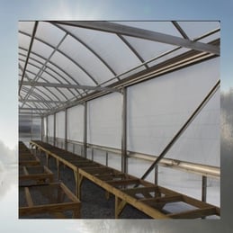 GREENHOUSE SIDEWALL STRAIGHT CURTAIN