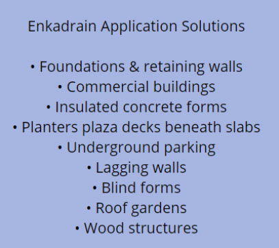 Drainage mat EnkaDrain 3611