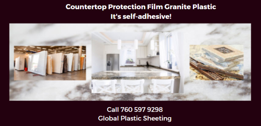 Granite Plastic Countertop Protection Film