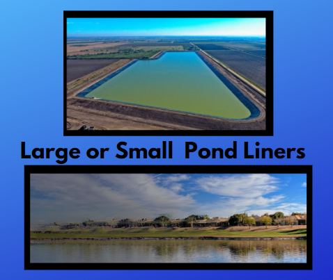 Large or small pond liners call GPS 866 597 9298
