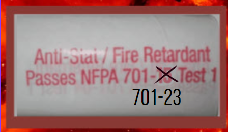 Passes NFPA 701-23 Test 1