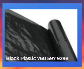 Black plastic 6,10,12,20 mil