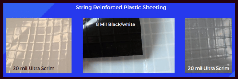 String Reinforced Plastic sheeting- Heavy Duty ...