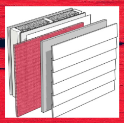 Wall Drainage Cement Board or Wood Siding