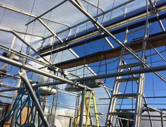 Greenhouse install for SolaWrap