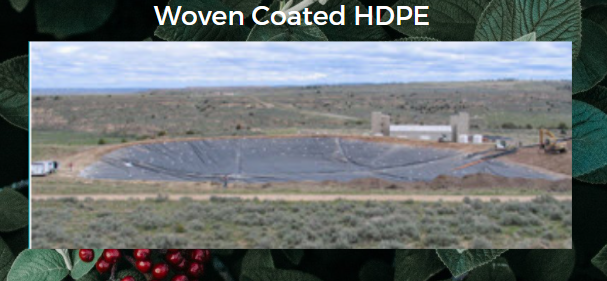 Woven Coated HDPE- Reserve pits