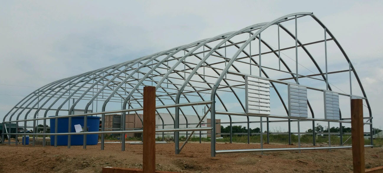 Greenhouse frame by SolaWrap