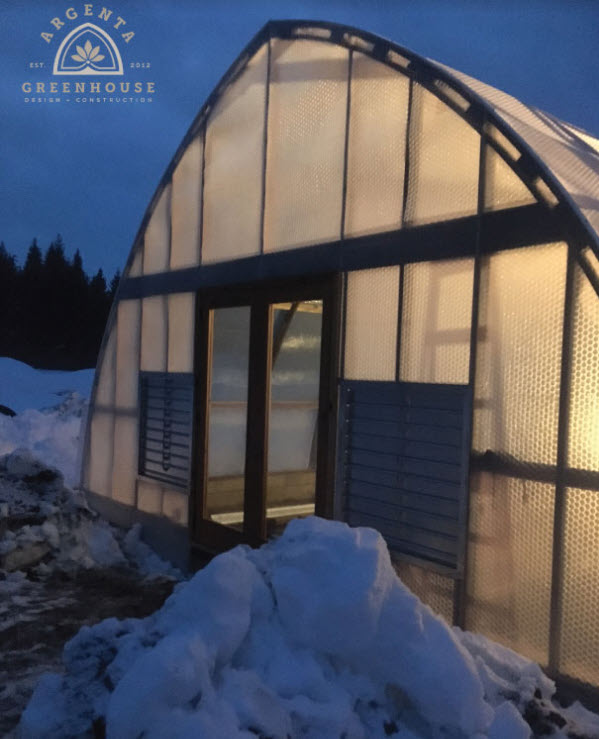 Let it snow....SolaWrap Greenhouse Film