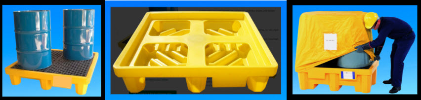 Spill Containment Pallet-Protect Against Chemical Spills or Leaks